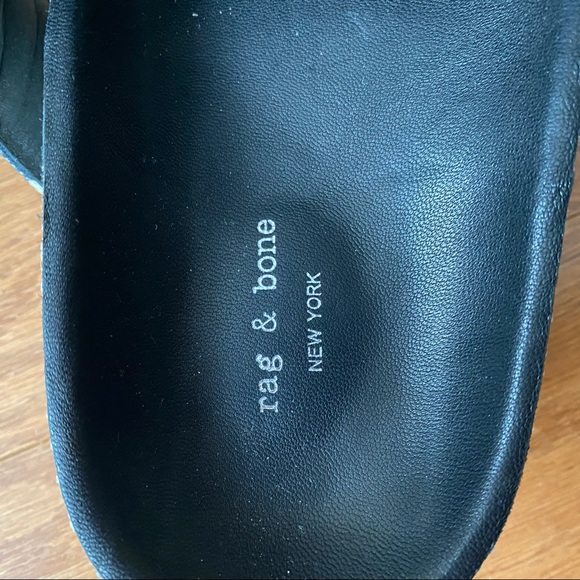 Rag & Bone Canvas Evin Slides | Size 6.5 - Picture 6 of 7